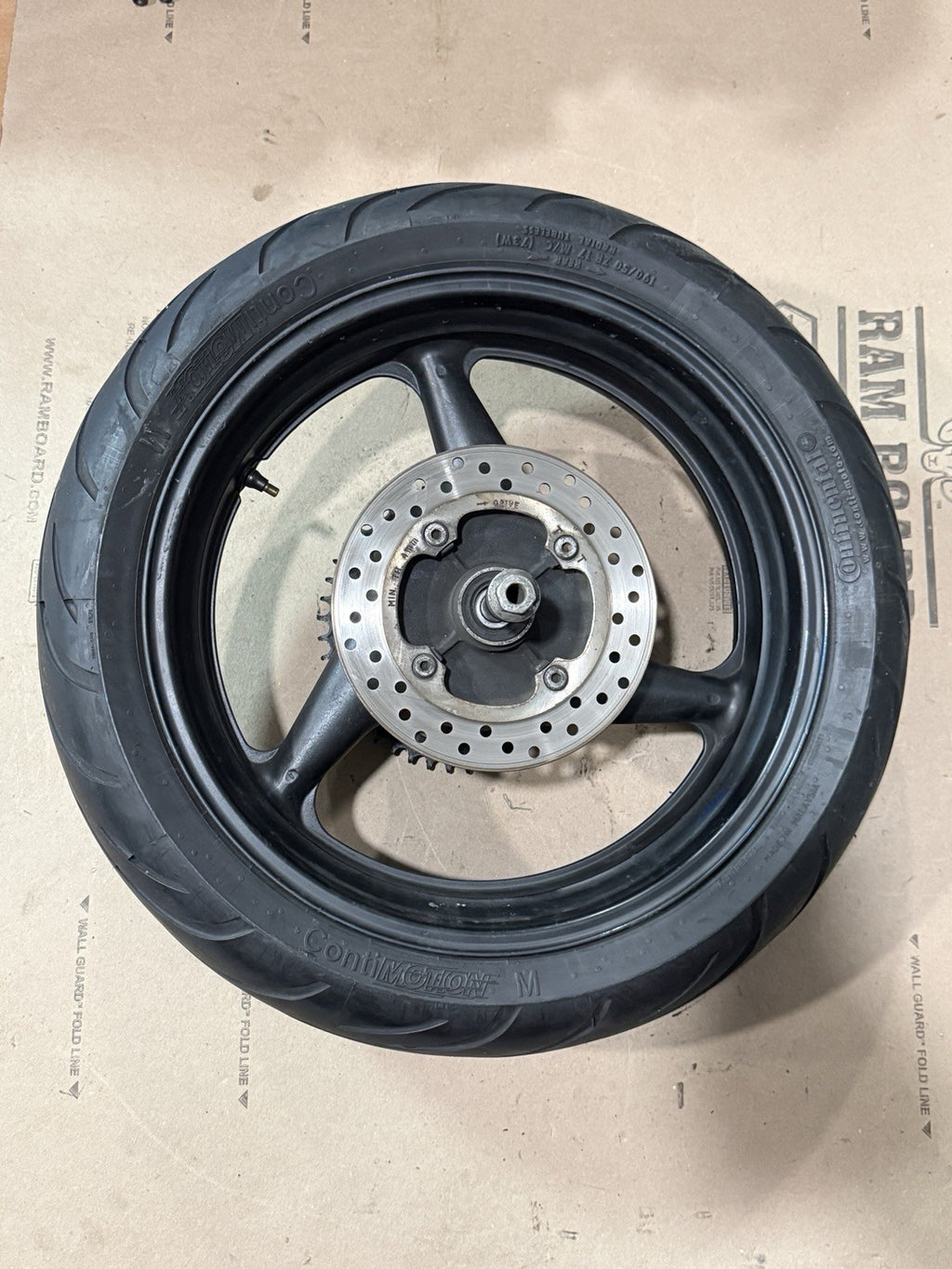 2001-2006 2002 Honda CBR600F4I Front & Rear Rim Wheel Set W/ Brake Rotors Tires