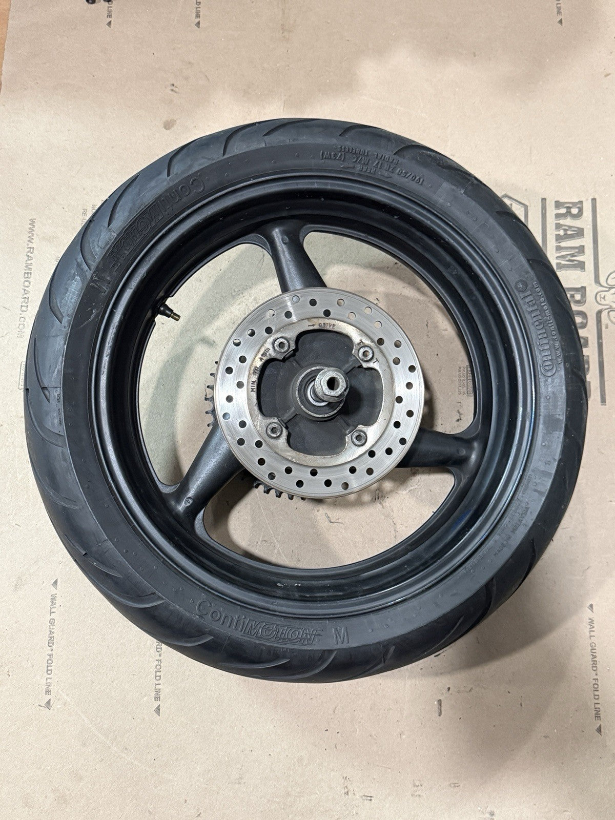 2001-2006 2002 Honda CBR600F4I Front & Rear Rim Wheel Set W/ Brake Rotors Tires