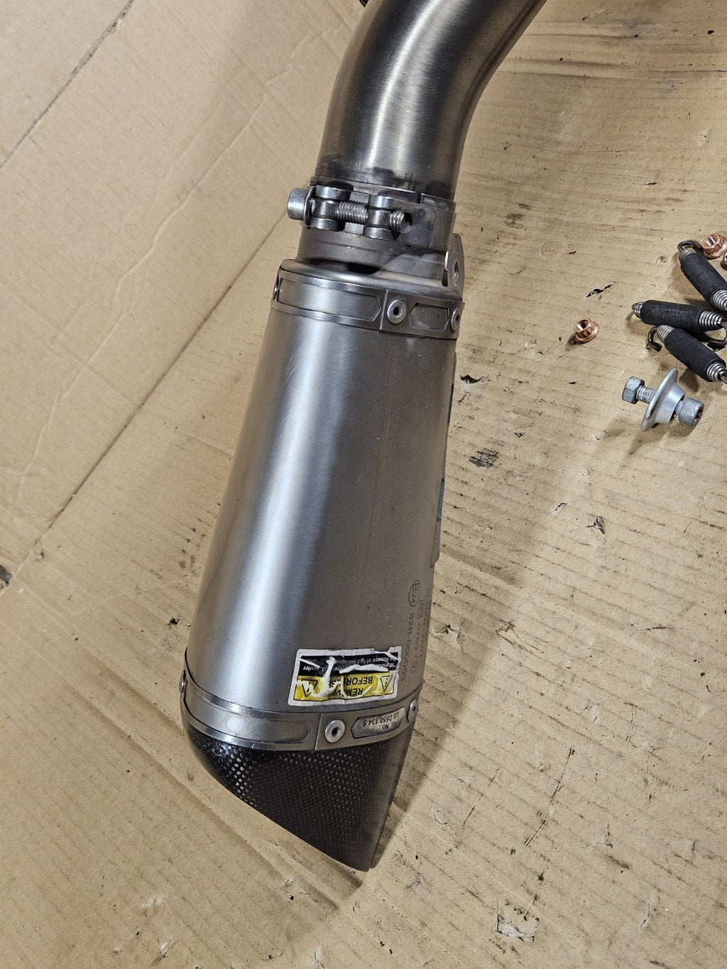 2012 BMW S1000RR Akrapovic Full Exhaust System Headers Slip On Muffler Complete18