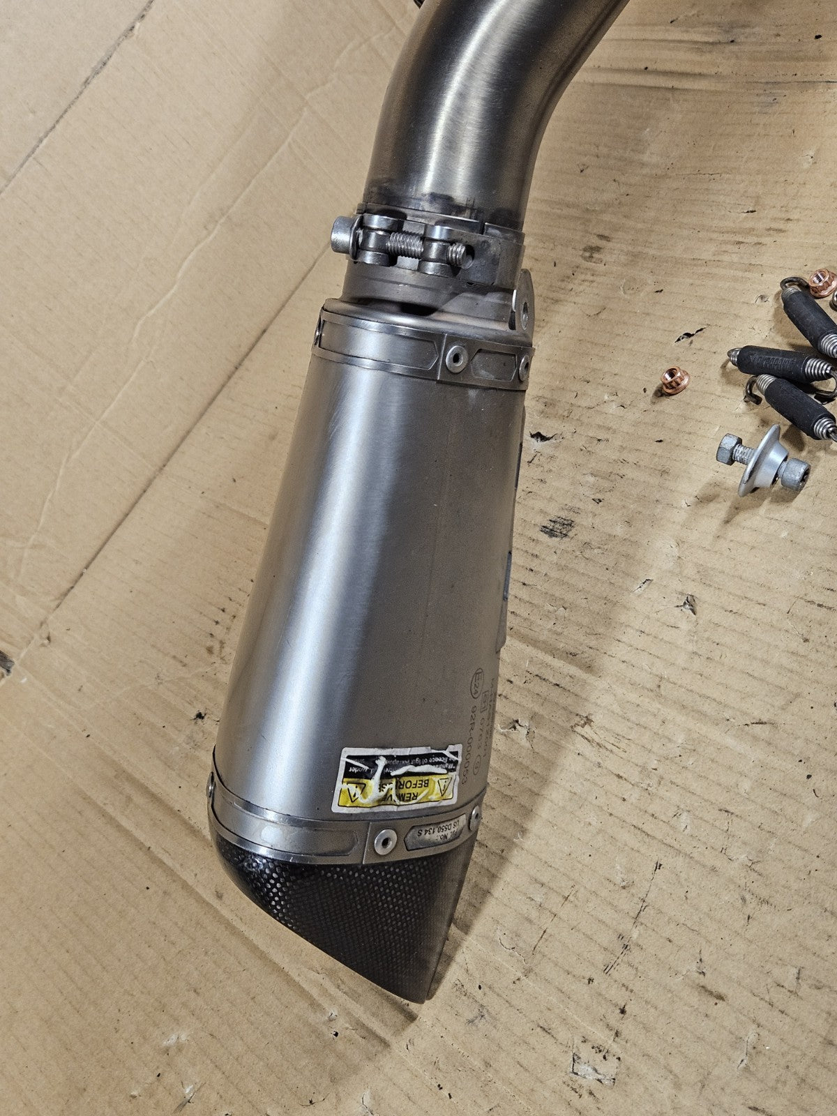 2012 BMW S1000RR Akrapovic Full Exhaust System Headers Slip On Muffler Complete18