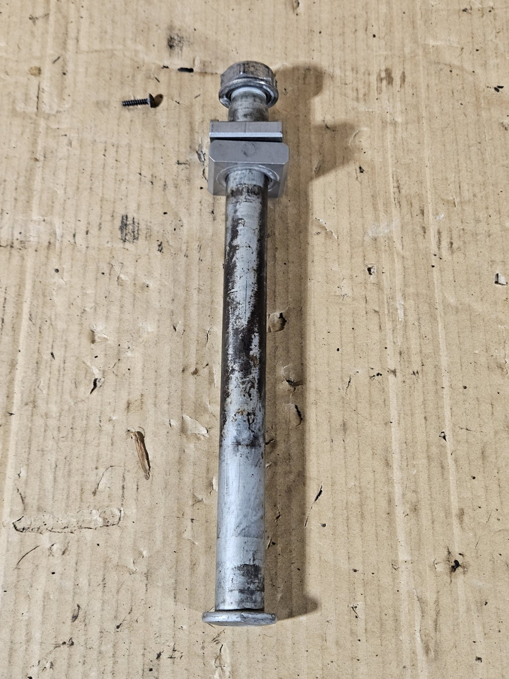  2013-2020 Honda CBR600RR Rear Axle with Chain adjuster blocks OEM Genuine5