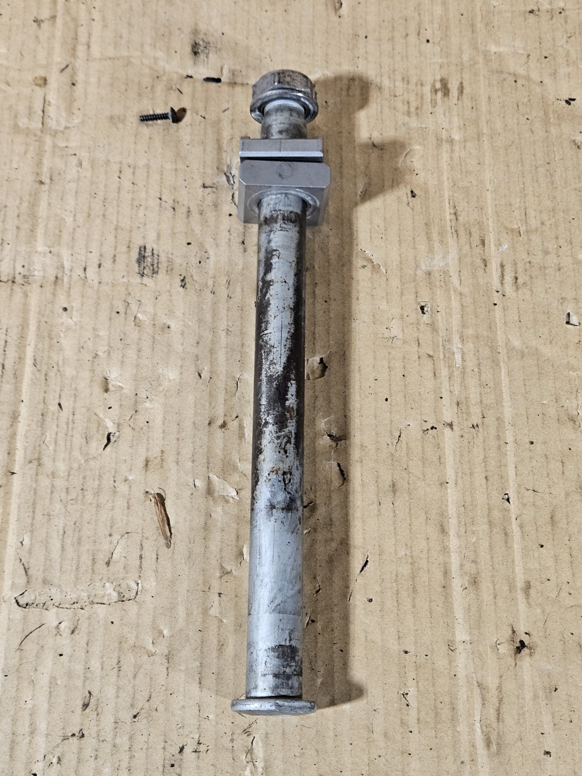  2013-2020 Honda CBR600RR Rear Axle with Chain adjuster blocks OEM Genuine5
