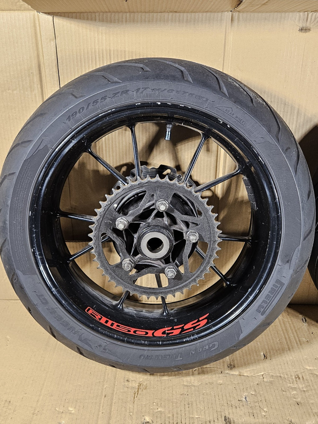 2012 BMW S1000RR OEM Front Rear Wheels Rims Set with Brake Rotors Wheel Pair3