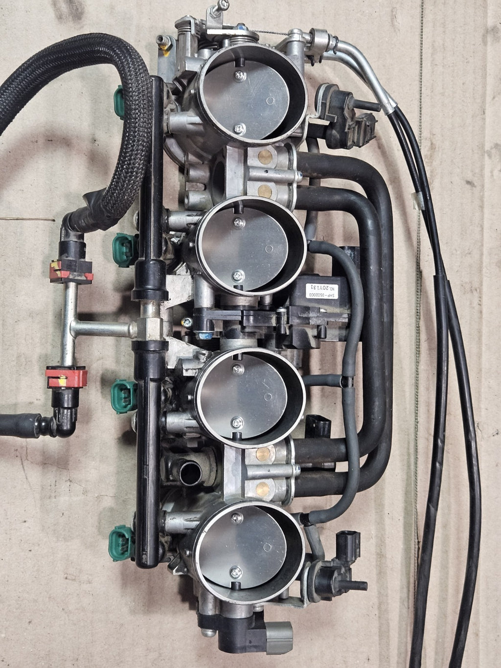 11-15 2014 Kawasaki Ninja ZX10R OEM Throttle Bodies Injectors Fuel Assembly Runs
