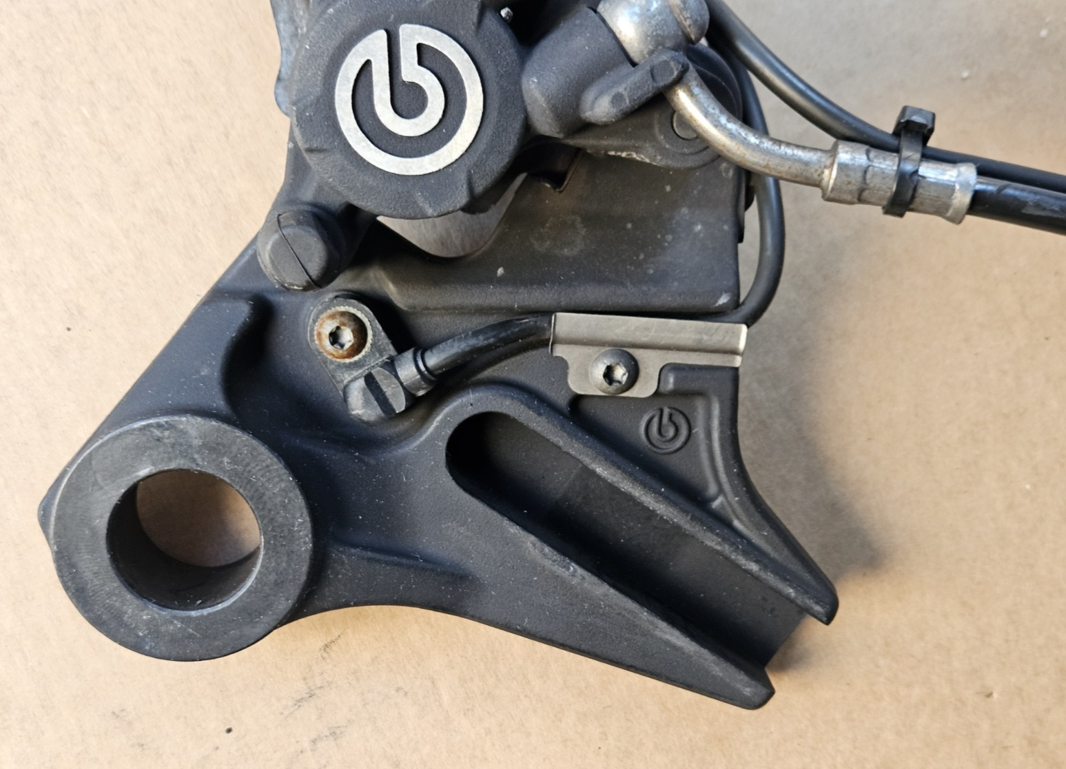 2010-2014 BMW S1000RR Brembo Rear Brake Caliper Bracket ABS Line 2014