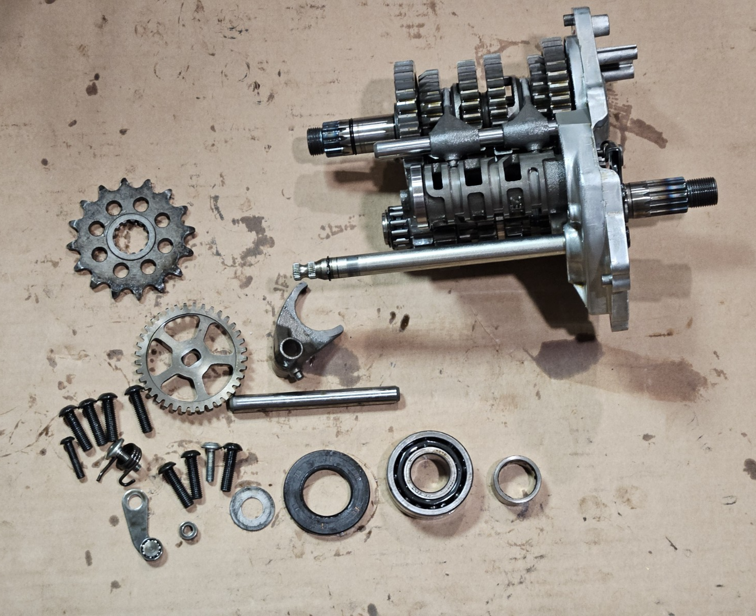 2013-2026 Kawasaki Ninja Zx6r/636 OEM Complete Transmission Gears Shift Drum Set