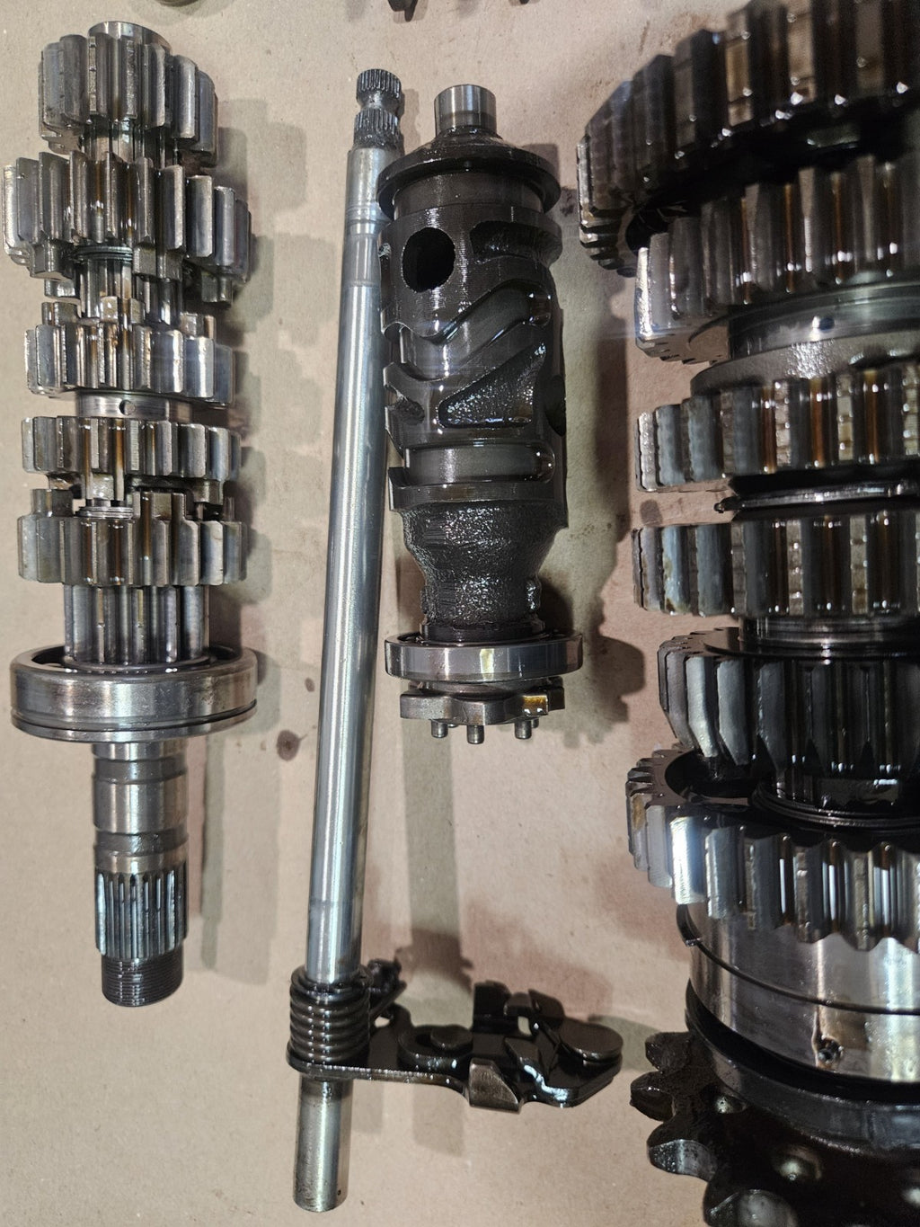 01-03 2002 Honda CBR600 F4i Transmission Gearbox Gear Shaft Fork Drum Lot OEM