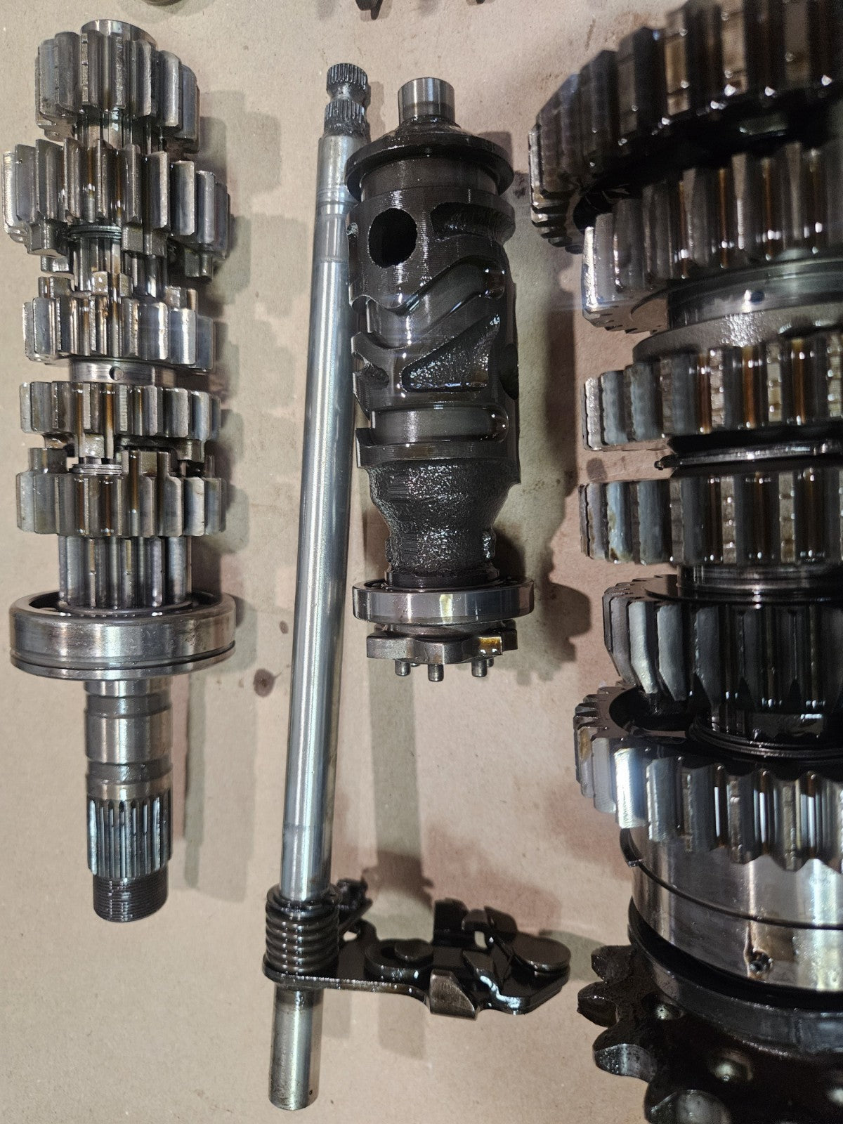 01-03 2002 Honda CBR600 F4i Transmission Gearbox Gear Shaft Fork Drum Lot OEM