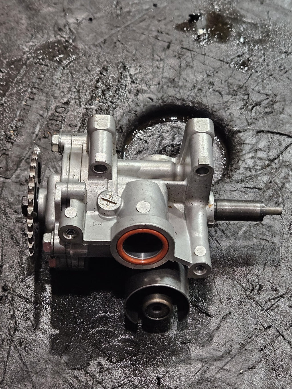 17-25 Suzuki GSXR1000 OEM Engine Oil Pump Drive Chain Gear Sprocket Assembly8