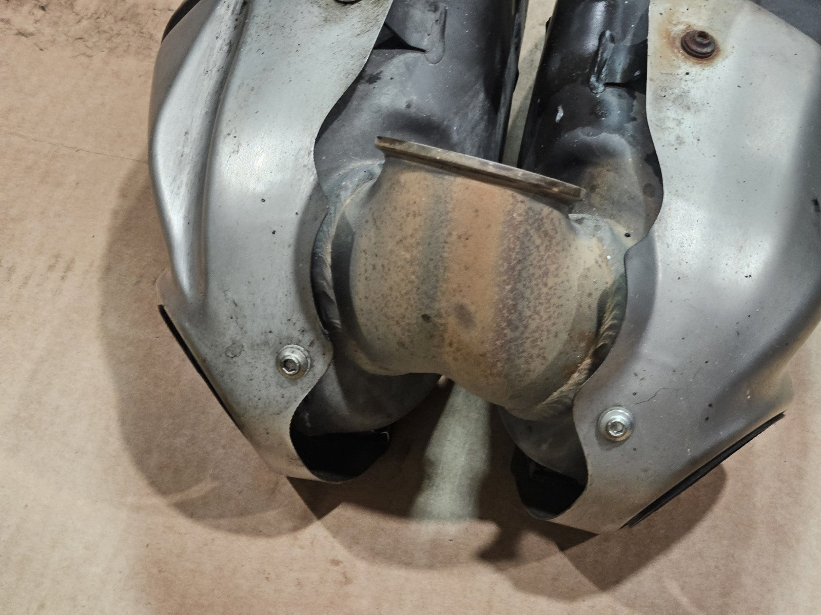 15-17 Exhaust Muffler Pipe Collector Silencer Ducati Panigale 1299 959 OEM Can