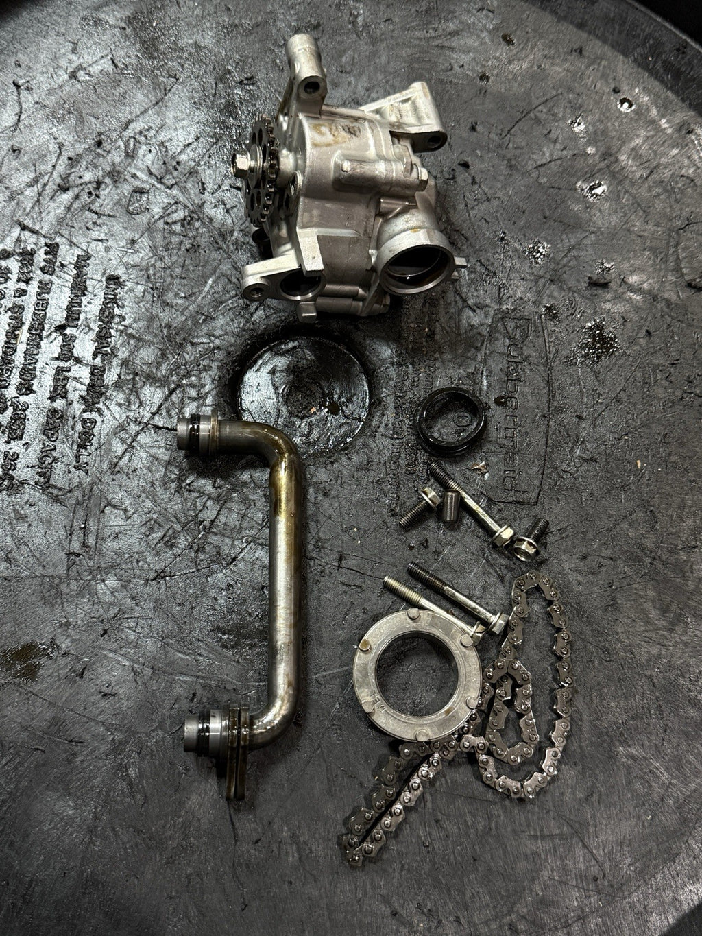 2008-2011 Honda CBR1000RR CBR1000 OEM Engine Oil Pump Assembly Motor Component0