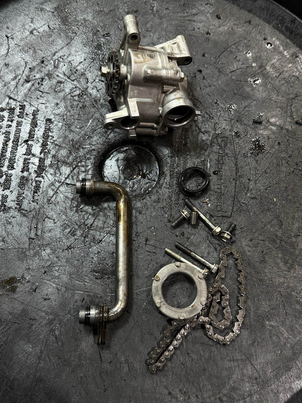 2008-2011 Honda CBR1000RR CBR1000 OEM Engine Oil Pump Assembly Motor Component0
