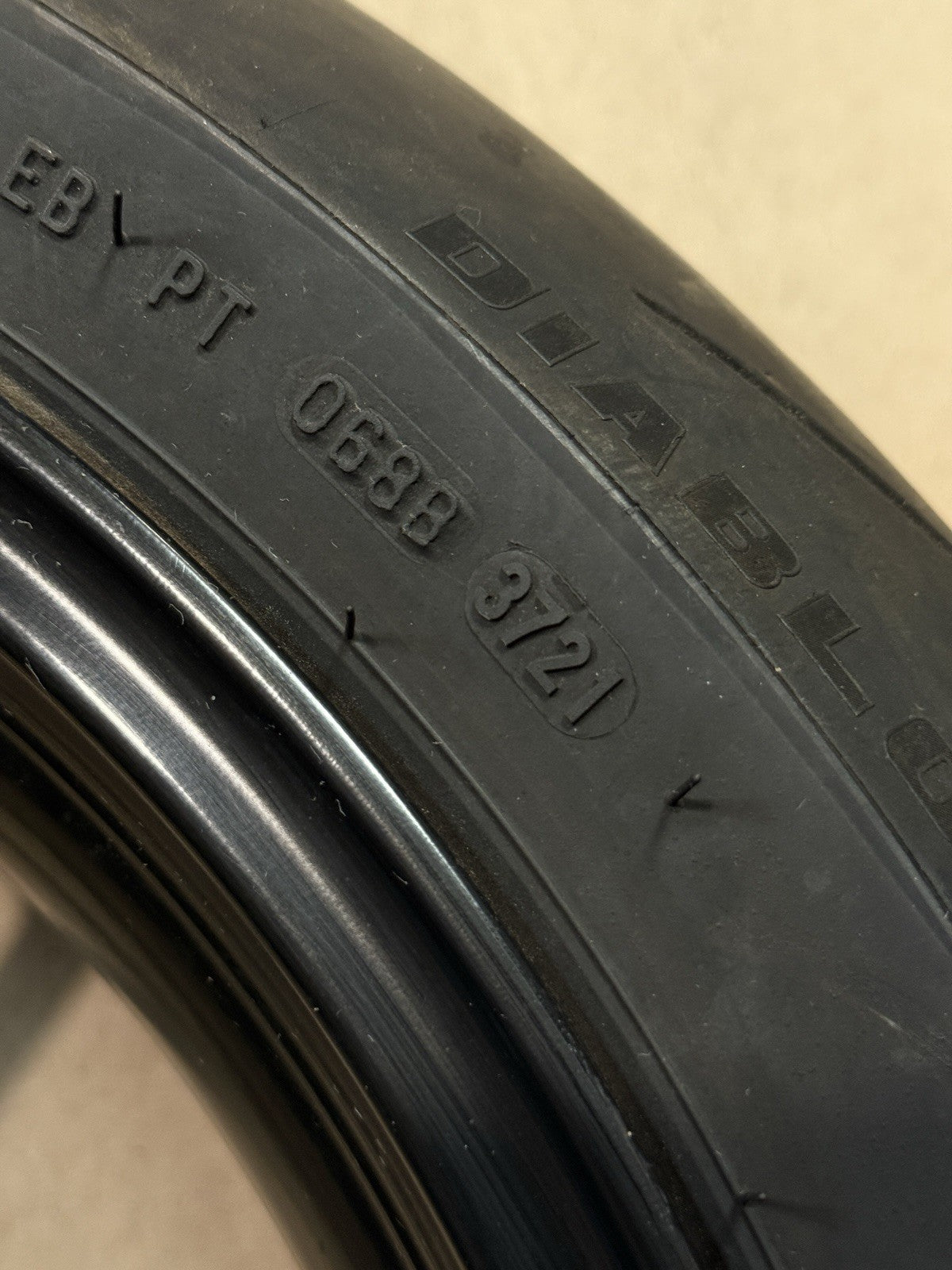 2011-13 Ducati 848 Evo 1098 1198 Rear Wheel Rim W/ Mounted Tire OEM Straight Tru