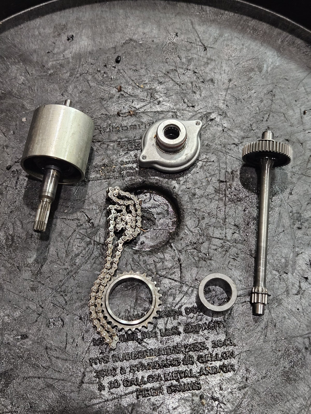 17-26 Suzuki GSXR1000R GSXR1000 OEM Engine Starter Shaft Idler Gear Assembly0