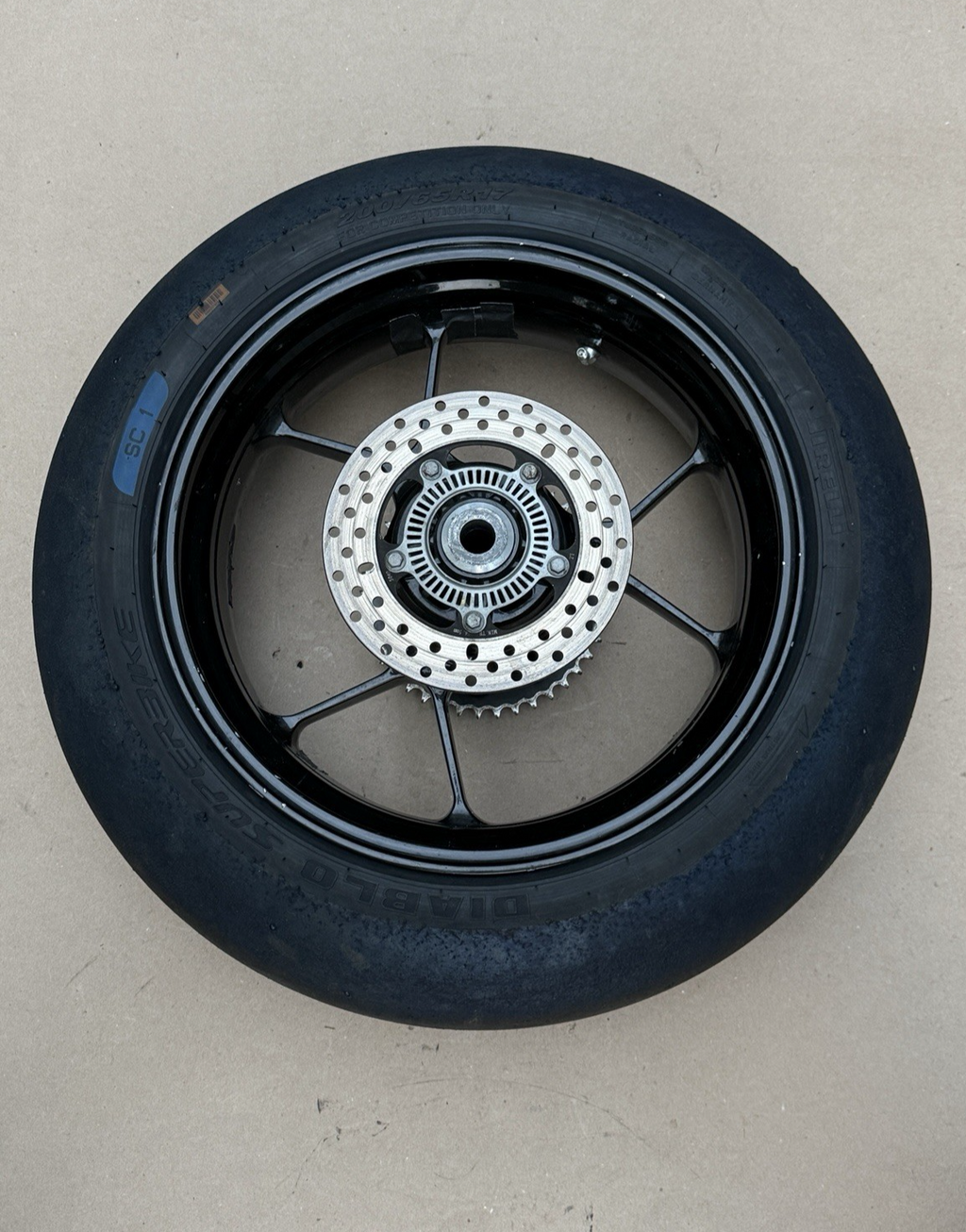 15-20 Aprilia RSV4 Tuono RR OEM Front Rear Wheel Rim Rotor Sprocket Set