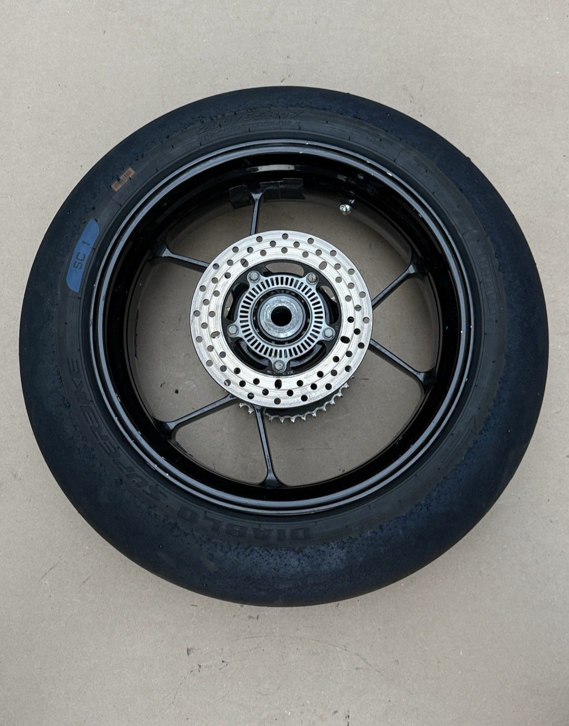 15-20 Aprilia RSV4 Tuono RR OEM Front Rear Wheel Rim Rotor Sprocket Set