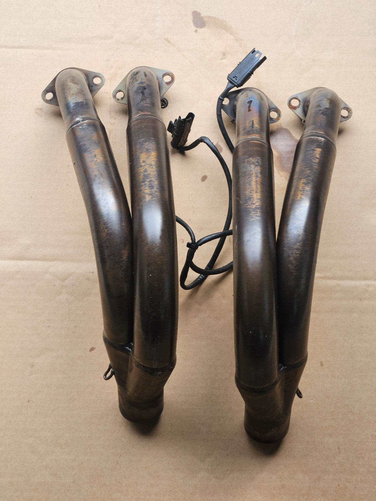 10-14 BMW S1000RR Brock's Full Exhaust System Headers Muffler Damaged