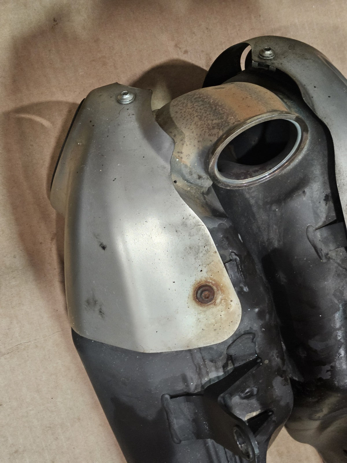 15-17 Exhaust Muffler Pipe Collector Silencer Ducati Panigale 1299 959 OEM Can