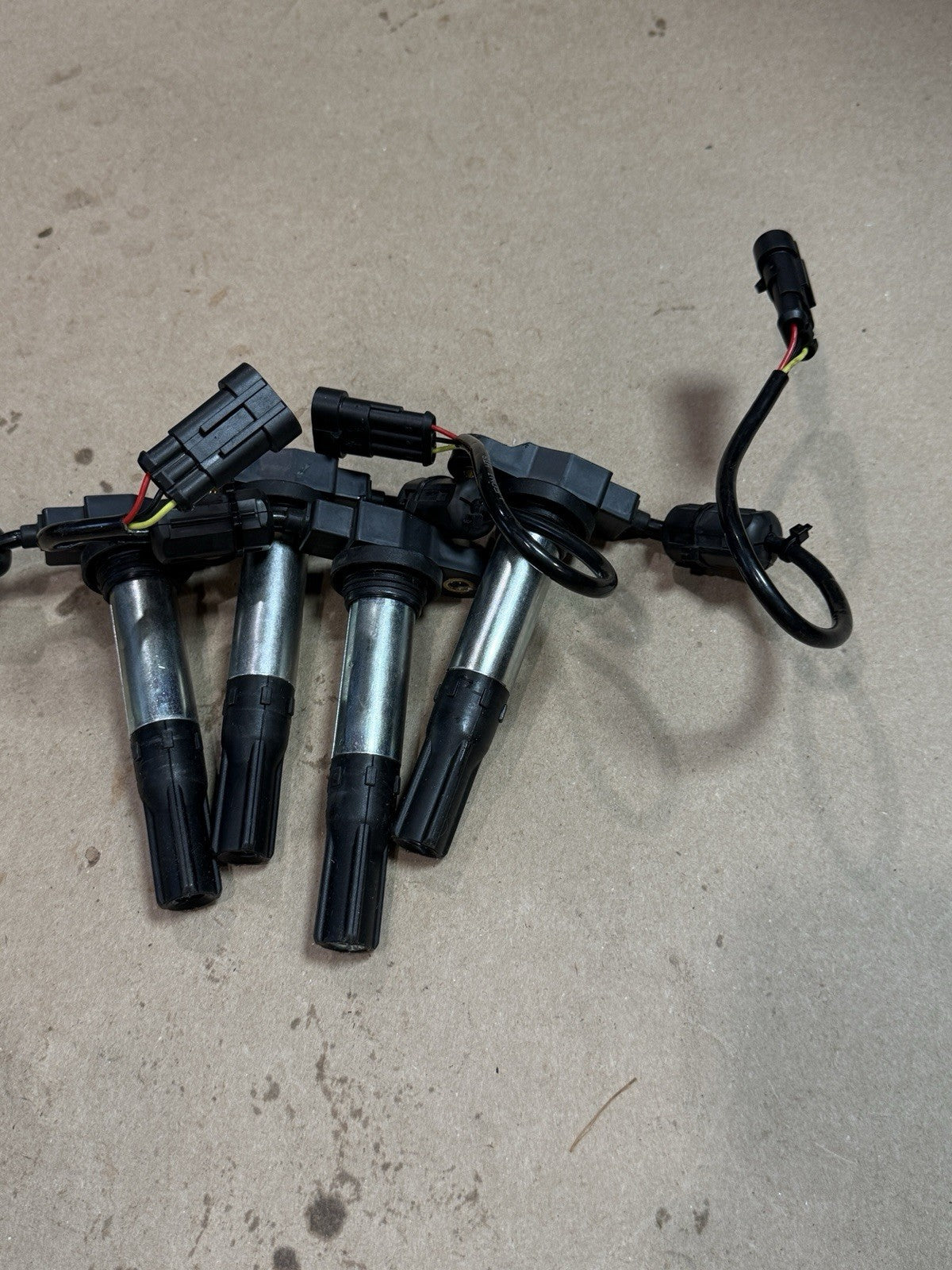 21-24 Aprilia RSV4 1100 Factory OEM Ignition Coils Plug Boots Wire Set Tested