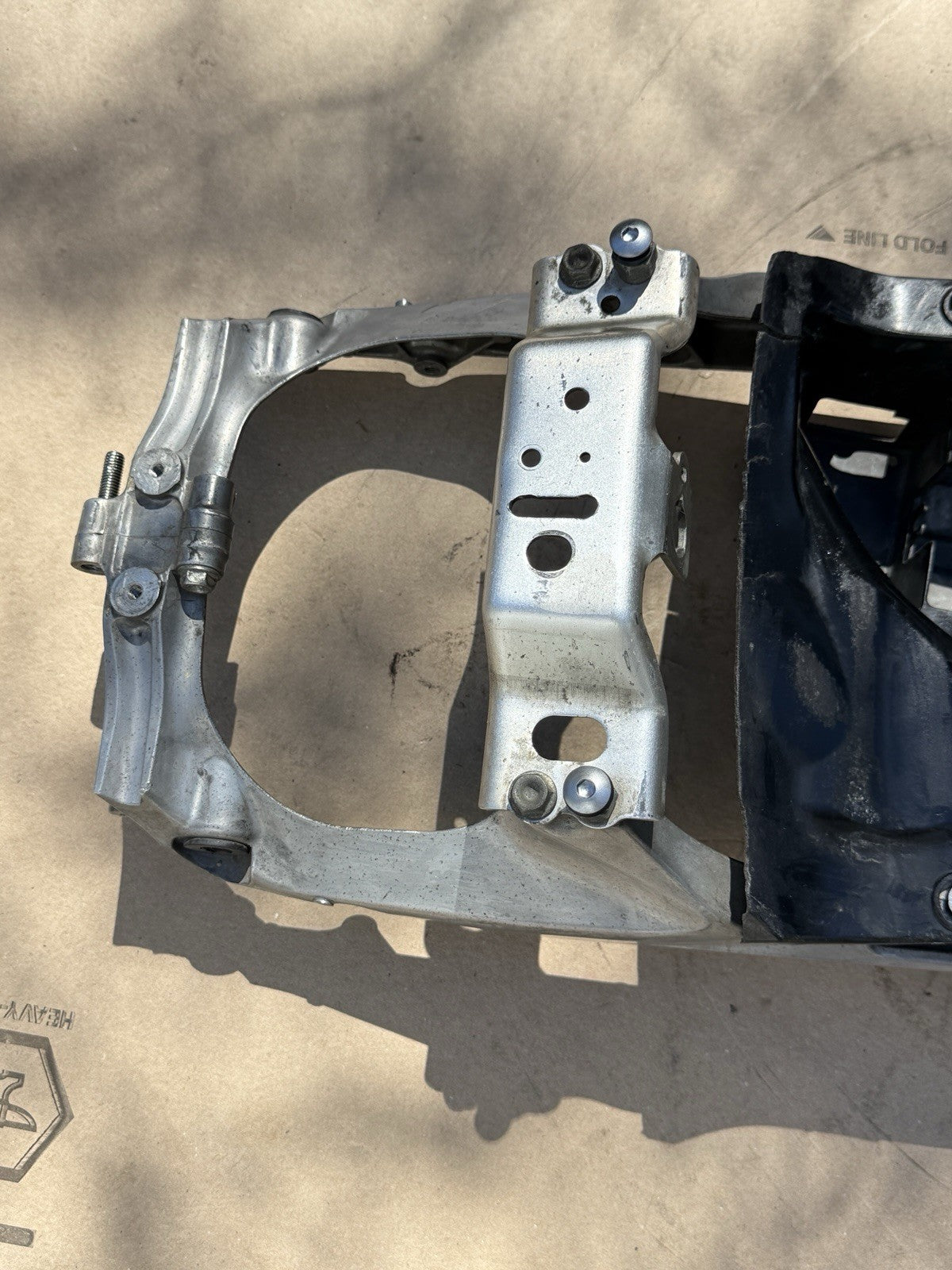 05-06 Honda CBR600RR OEM Rear Subframe Sub Frame Tail Section Aluminum Straight