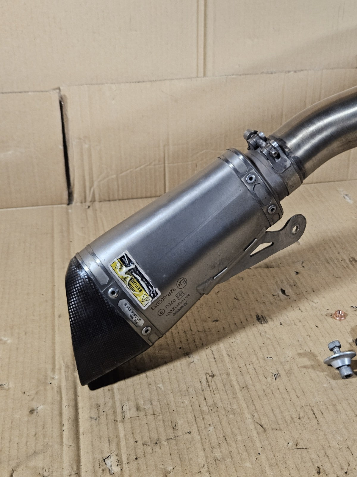 2012 BMW S1000RR Akrapovic Full Exhaust System Headers Slip On Muffler Complete17