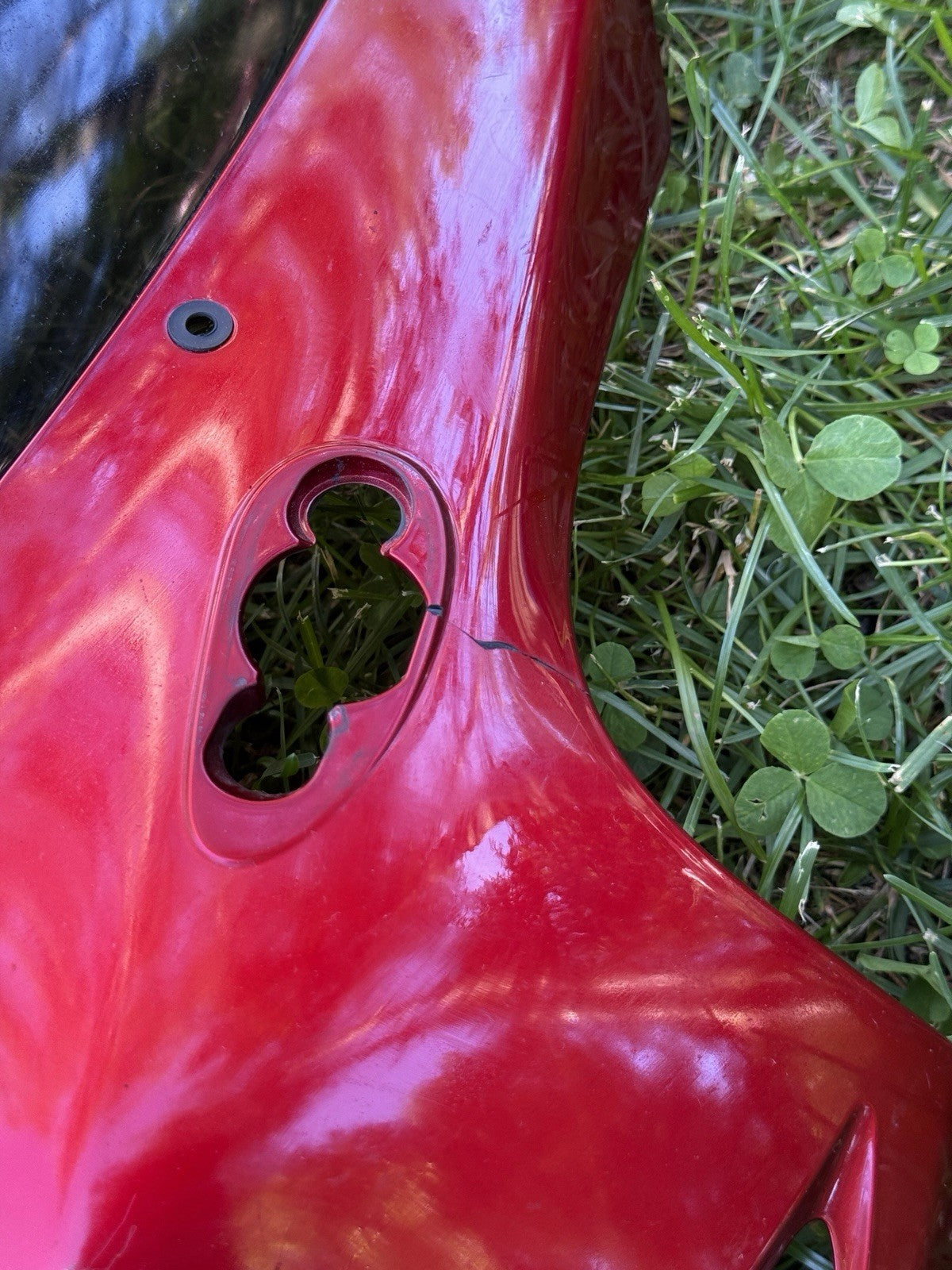 2008-2011 Honda CBR1000RR OEM Front Upper Nose Fairing Cowl Shroud Metallic Red2