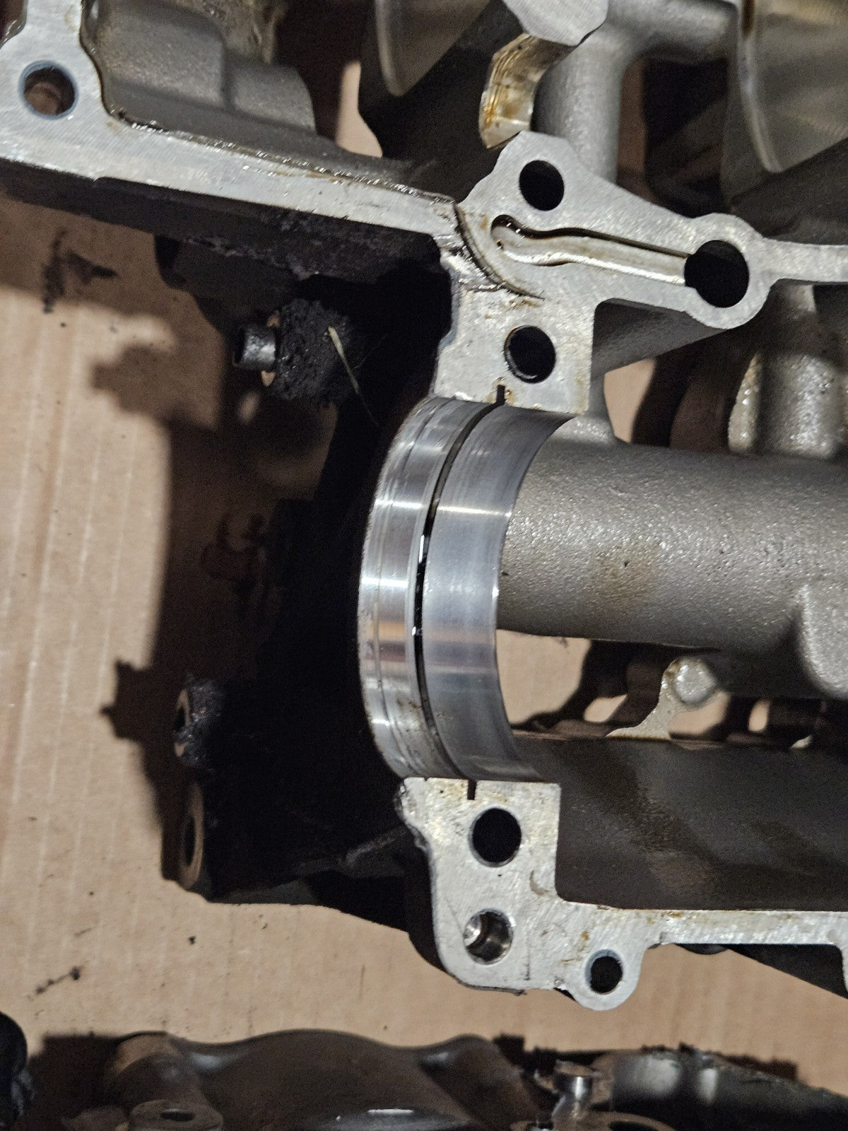 2010-2014 BMW S1000RR Genuine OEM Crankcase Crank Case Engine Block Bottom End