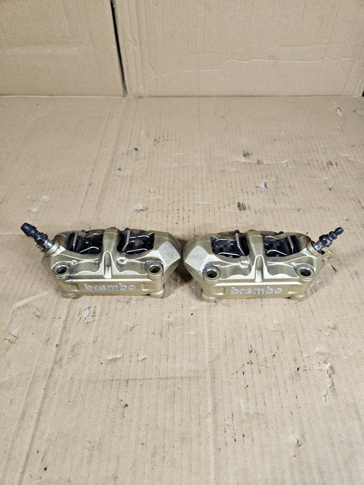 2009-2014 BMW S1000RR OEM Front Brake Calipers Pair Left Right0
