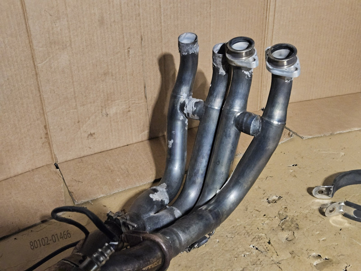 08-16 R6 R6R FULL EXHAUST SYSTEM HEADER PIPES TWO BROTHERS MUFFLER BLACK SERIES1