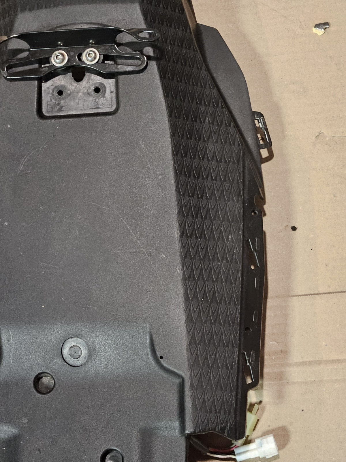 13-18 Kawasaki Ninja ZX6R 636 OEM Battery Tray Under Tail Section Fairing Cover