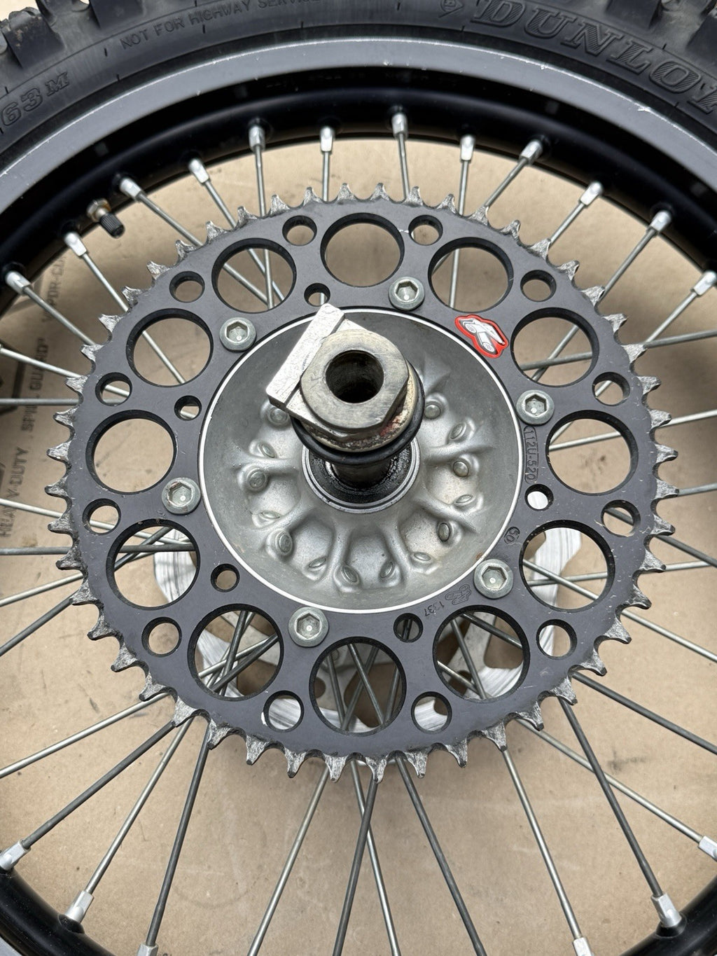 16-18 Kawasaki KX450F OEM Wheel Set 21/19 Front Rear Rims Hubs 41090-0080