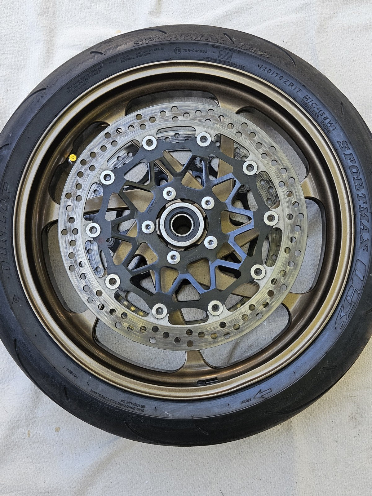 KAWASAKI NINJA ZX10RR ZX10R Marchesini FORGED FRONT WHEEL RIM DMG10