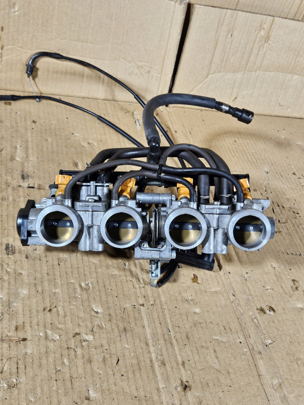 2013 Honda CBR600RR CBR 600RR OEM Throttle Body Primary Secondary Fuel Injectors11
