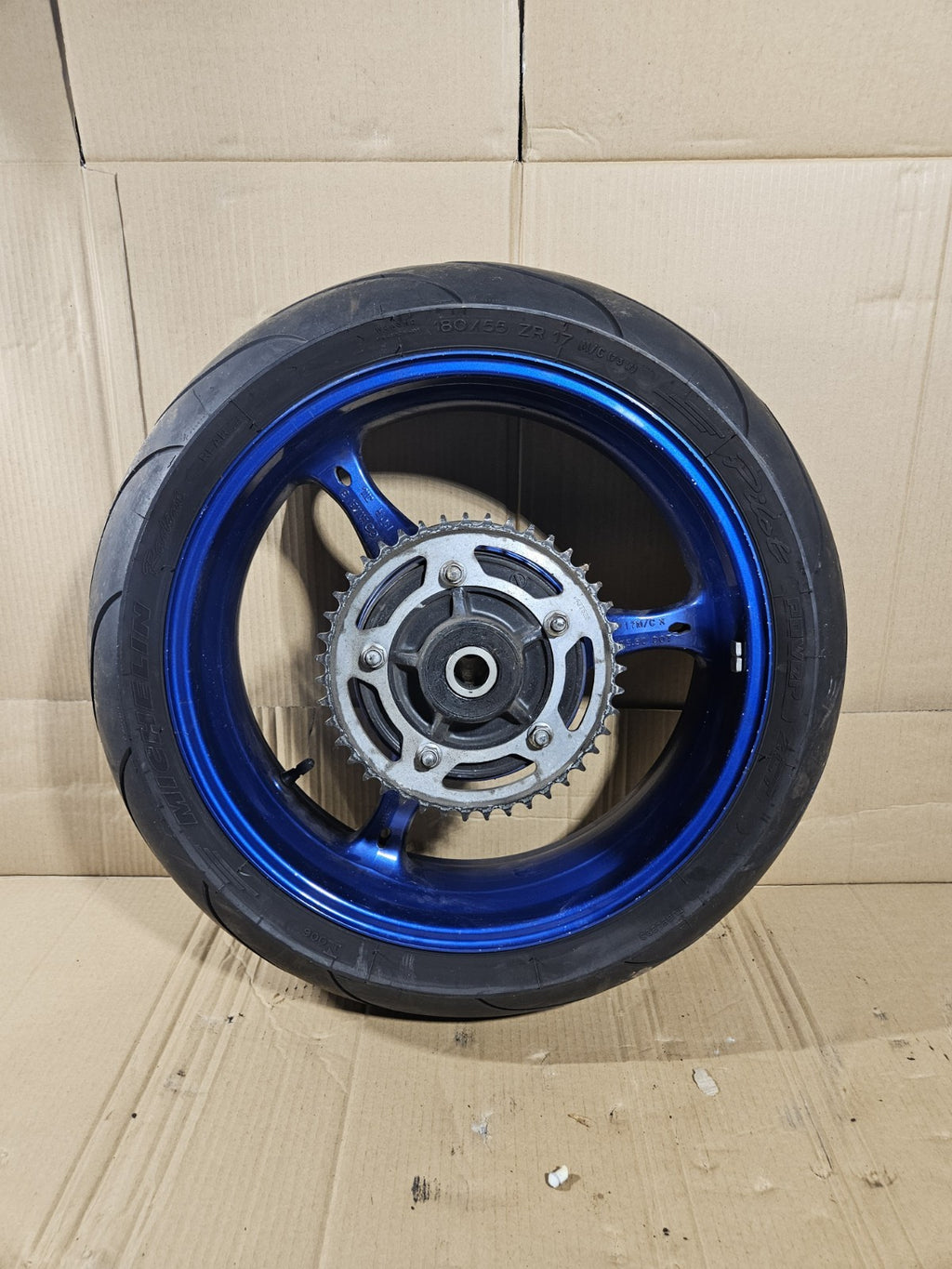 2006 Suzuki GSXR600 Wheel Set Front & Rear OEM 5411141G10 2006-2007 Rims Pair2