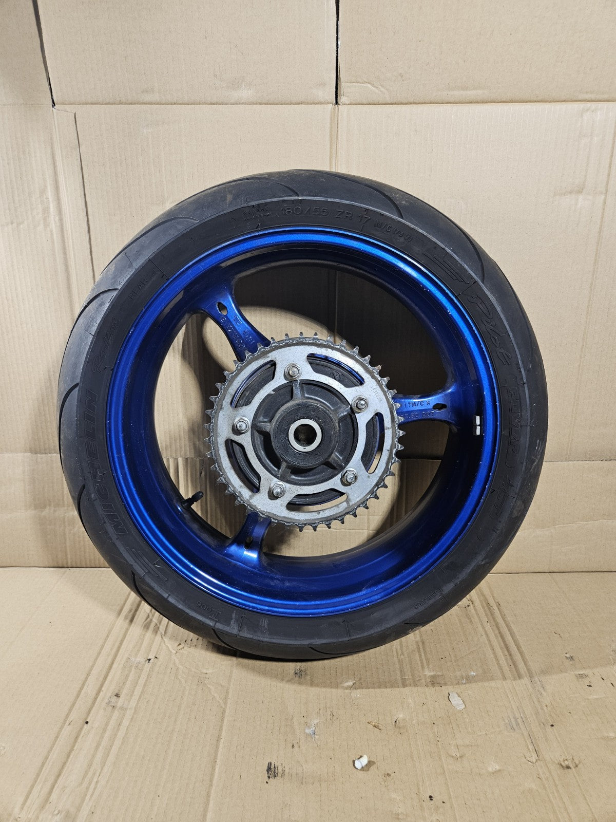 2006 Suzuki GSXR600 Wheel Set Front & Rear OEM 5411141G10 2006-2007 Rims Pair2