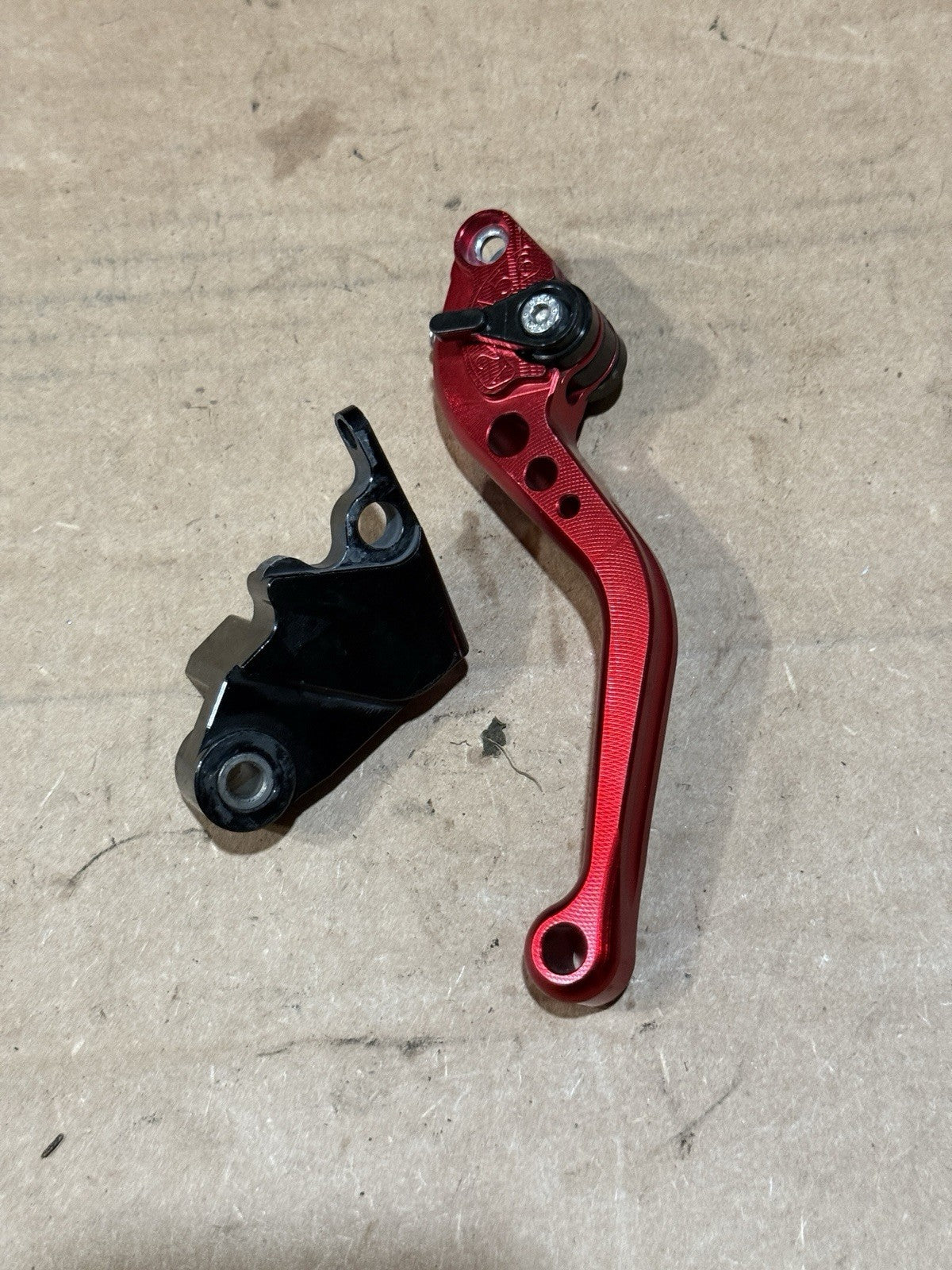 13-18 Kawasaki Ninja ZX6R ZX636 636 Red Front Brake Clutch Lever Set Aftermarket2