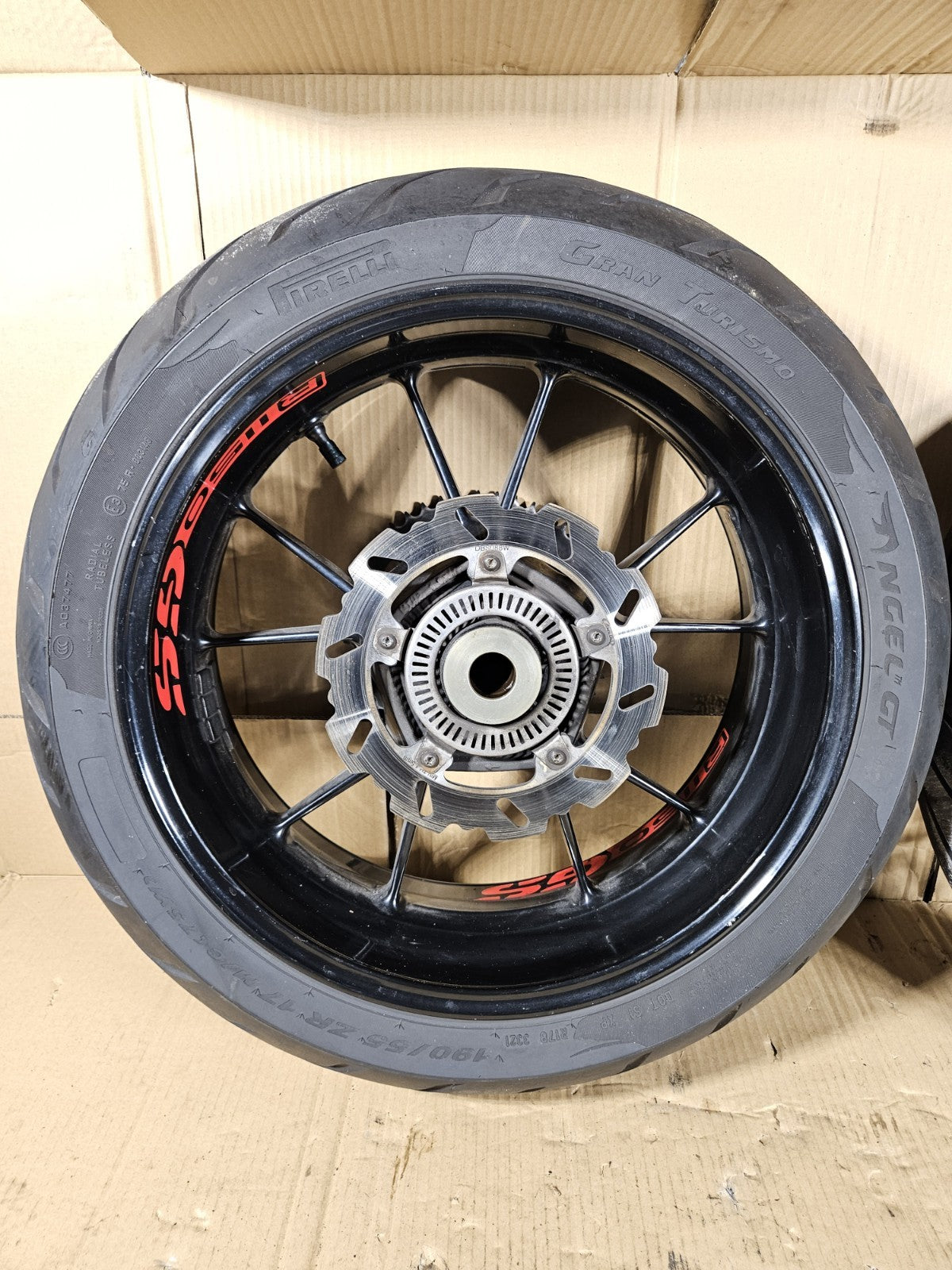 2012 BMW S1000RR OEM Front Rear Wheels Rims Set with Brake Rotors Wheel Pair13