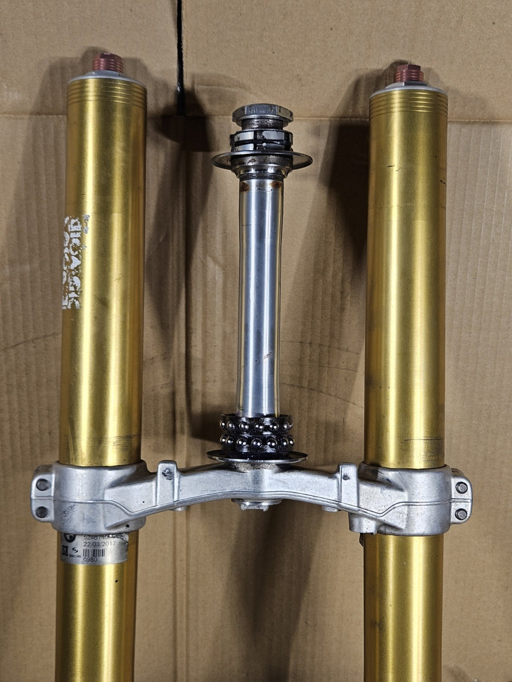 2012 BMW S1000RR OEM Front Forks Pair Fork Tubes Suspension Left Right 11
