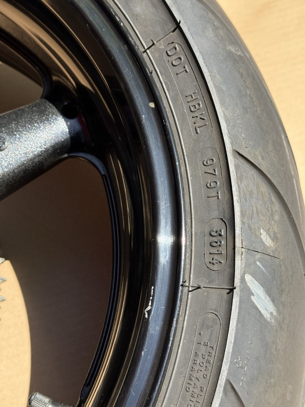 2008 Honda CBR1000RR SC59 Fireblade OEM Front Rear Wheels Rims Set 44650-MFL-30511