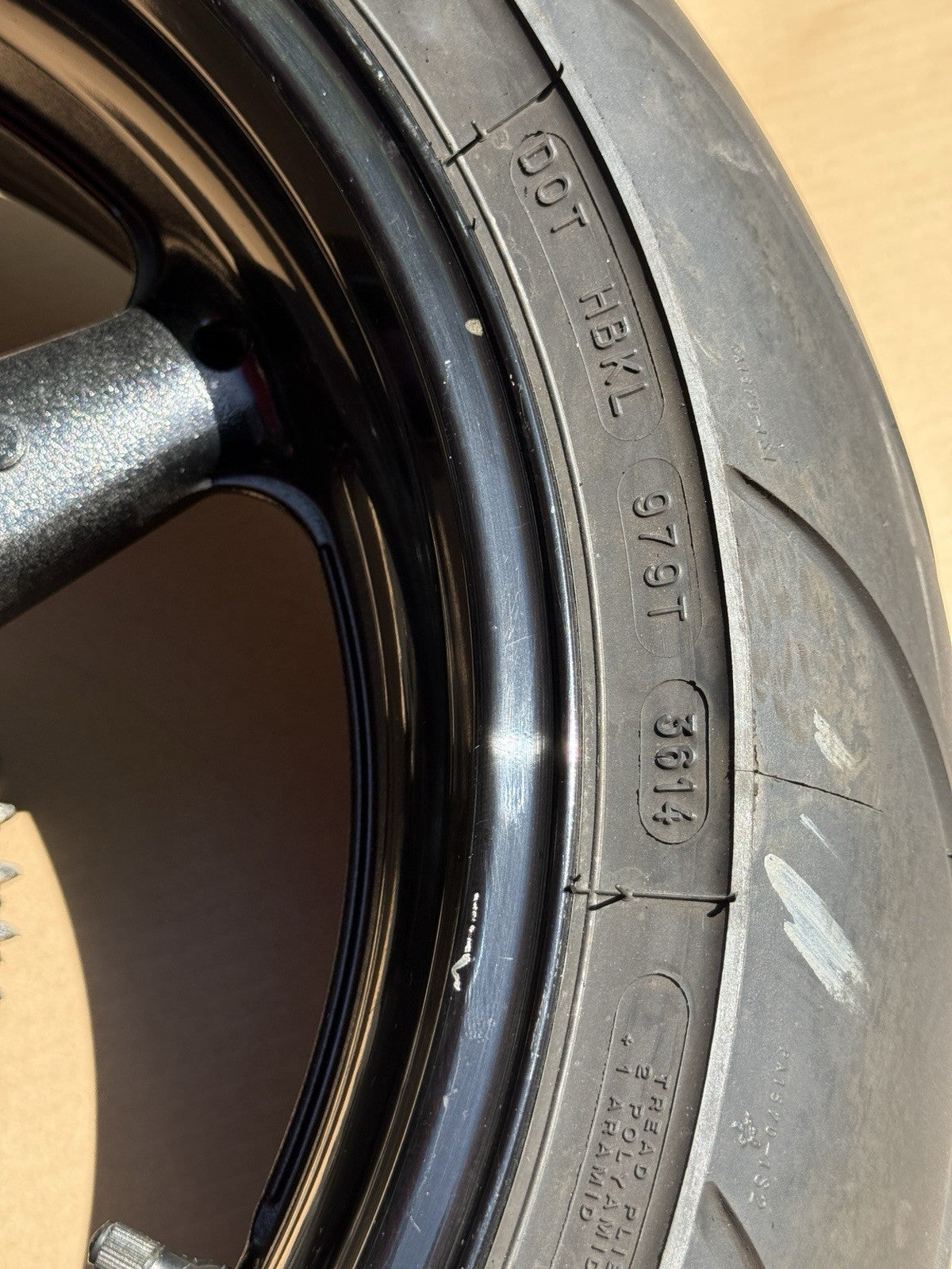 2008 Honda CBR1000RR SC59 Fireblade OEM Front Rear Wheels Rims Set 44650-MFL-30511