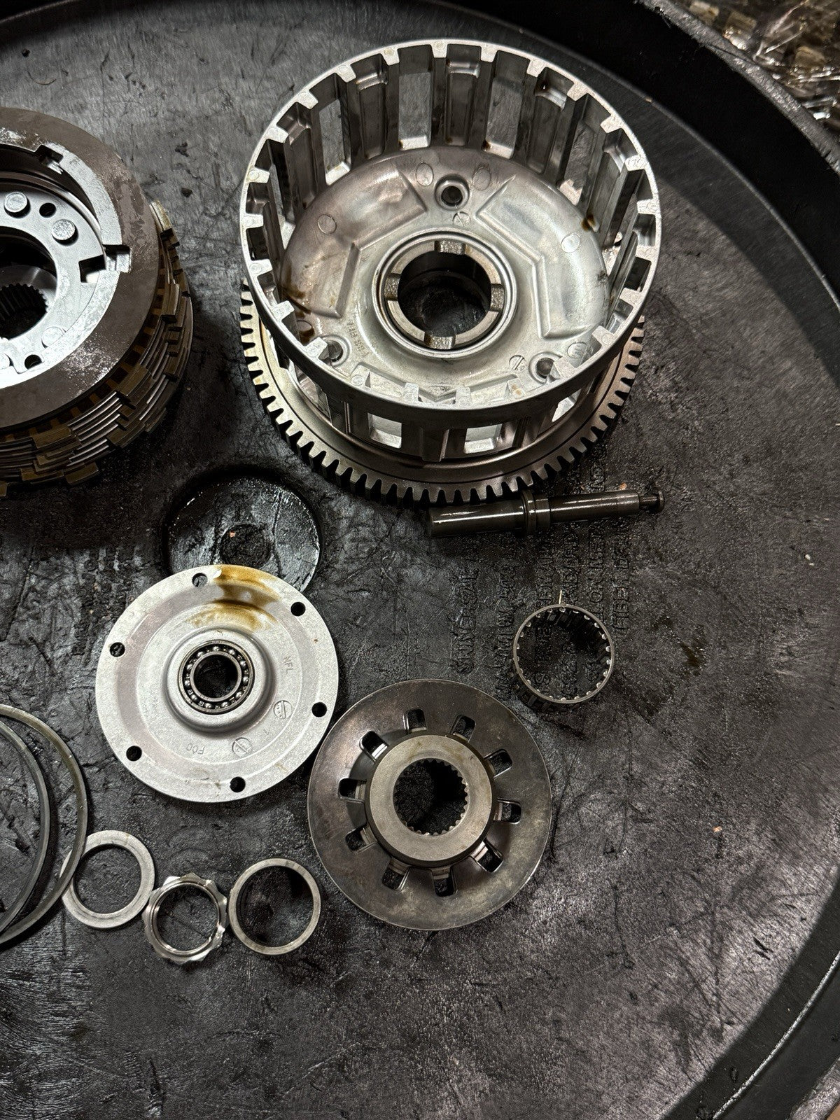 2008-2011 Honda CBR1000RR OEM Clutch Basket Hub Plates Pressure Plate Assembly18