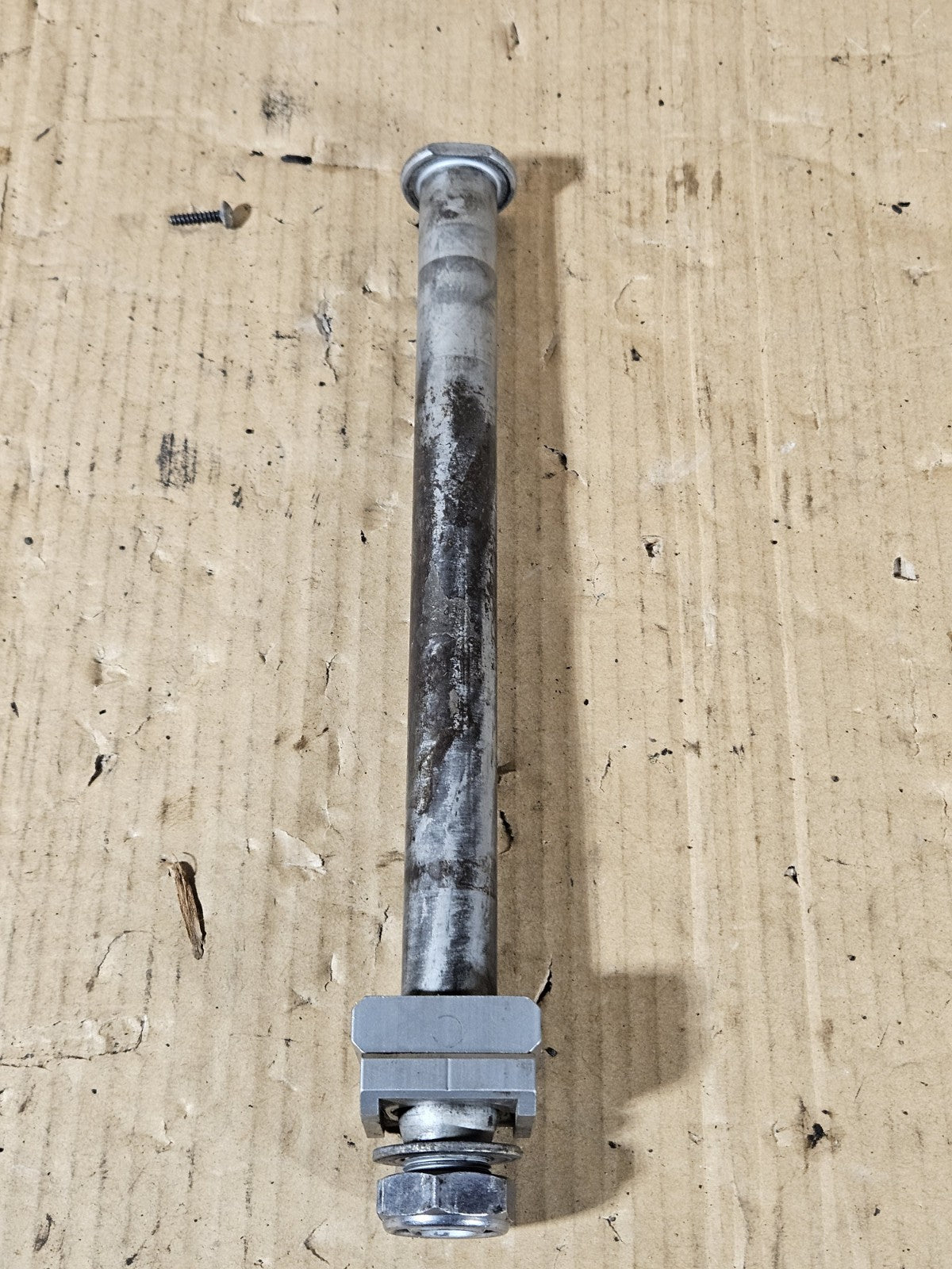  2013-2020 Honda CBR600RR Rear Axle with Chain adjuster blocks OEM Genuine2