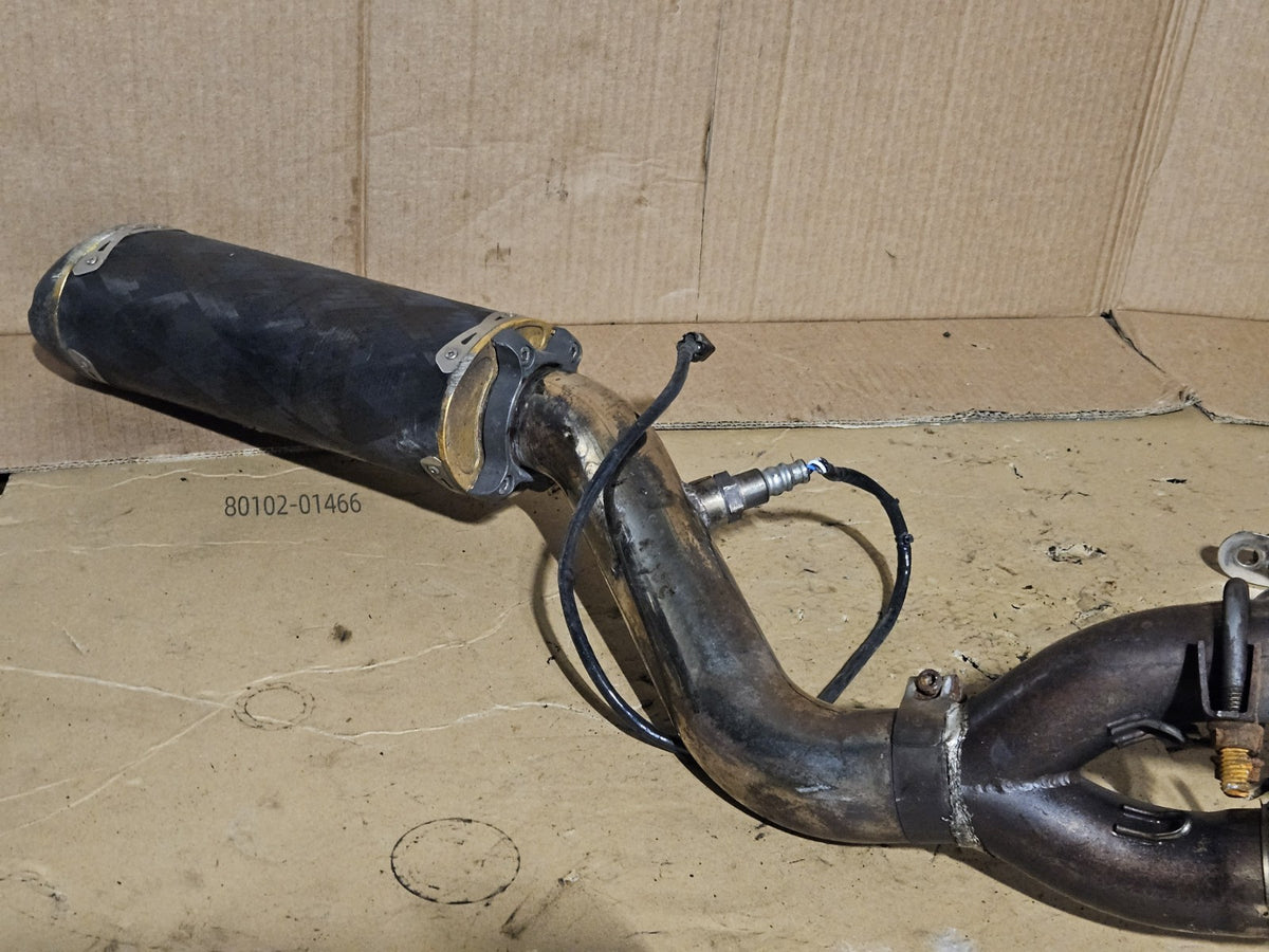 08-16 R6 R6R FULL EXHAUST SYSTEM HEADER PIPES TWO BROTHERS MUFFLER BLACK SERIES13