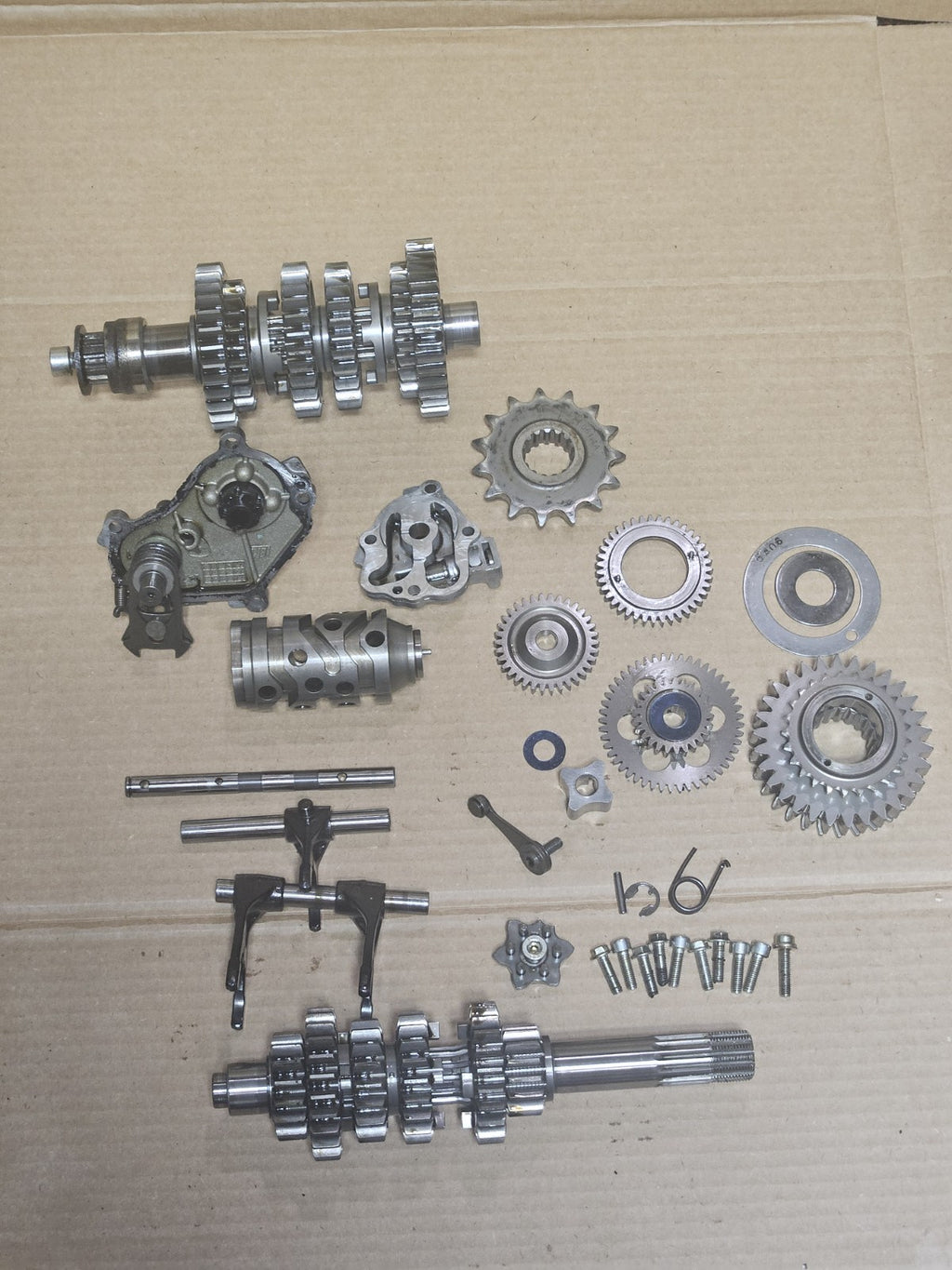 2015 15-18 Ducati 1299 Panigale Transmission Gearbox Gear Shaft Fork Drum OEM