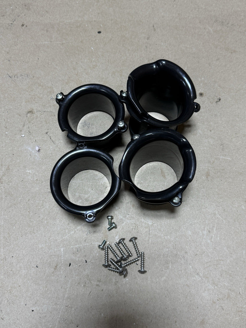 2015-2018 Aprilia RSV4 RR RF Tuono V4 OEM Airbox Intake Velocity Stacks Trumpets