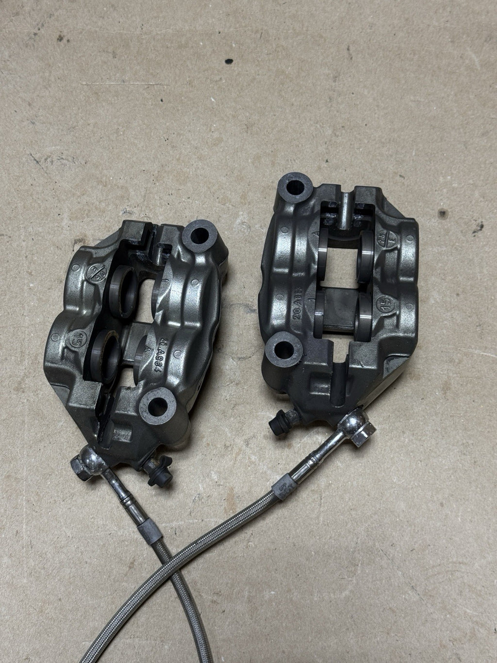 15-18 Aprilia RSV4 RR RF Tuono V4 Brembo Front Brake Calipers Left Right