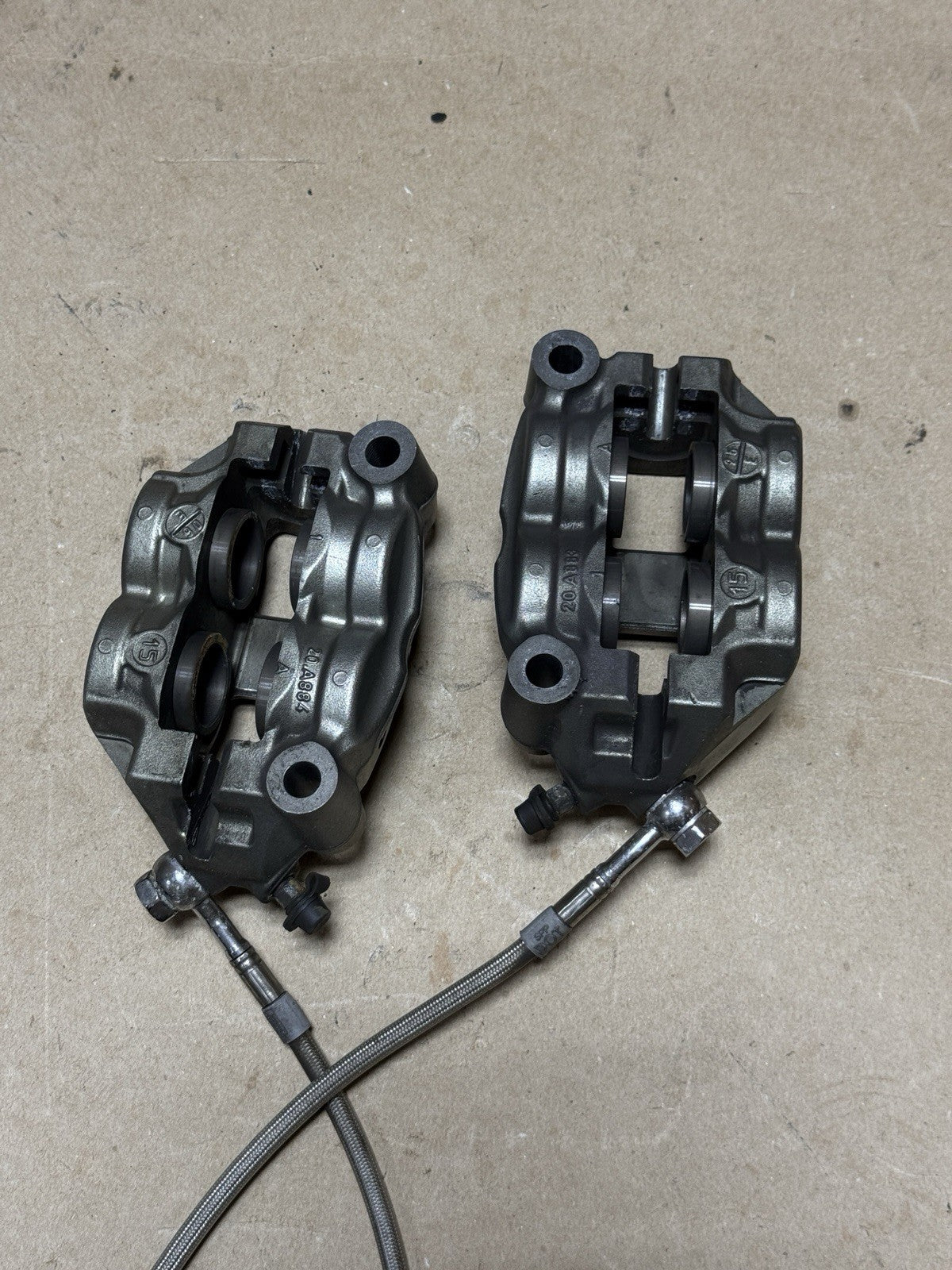 15-18 Aprilia RSV4 RR RF Tuono V4 Brembo Front Brake Calipers Left Right