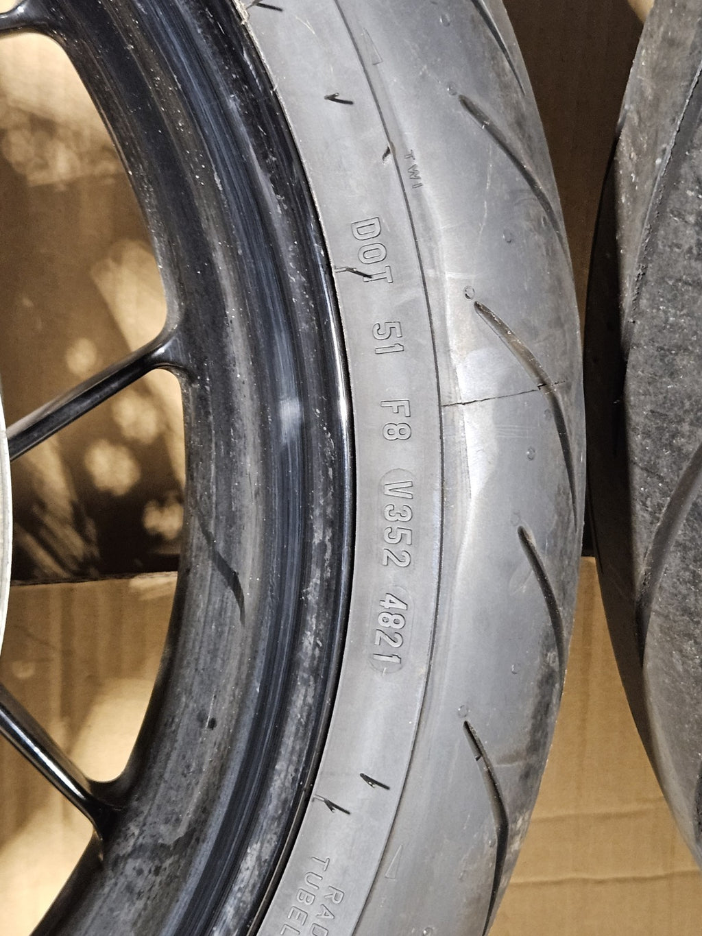 2013 Honda CBR600RR Front and Rear Rim Set OEM 2013 2020 Genuine Wheels Rims7