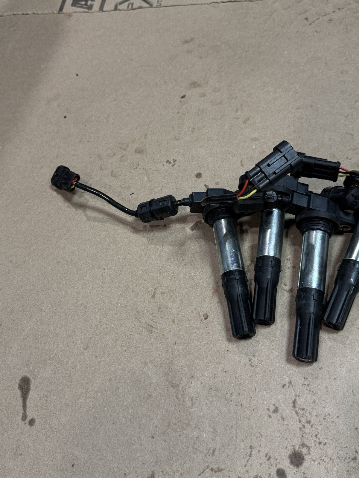 21-24 Aprilia RSV4 1100 Factory OEM Ignition Coils Plug Boots Wire Set Tested