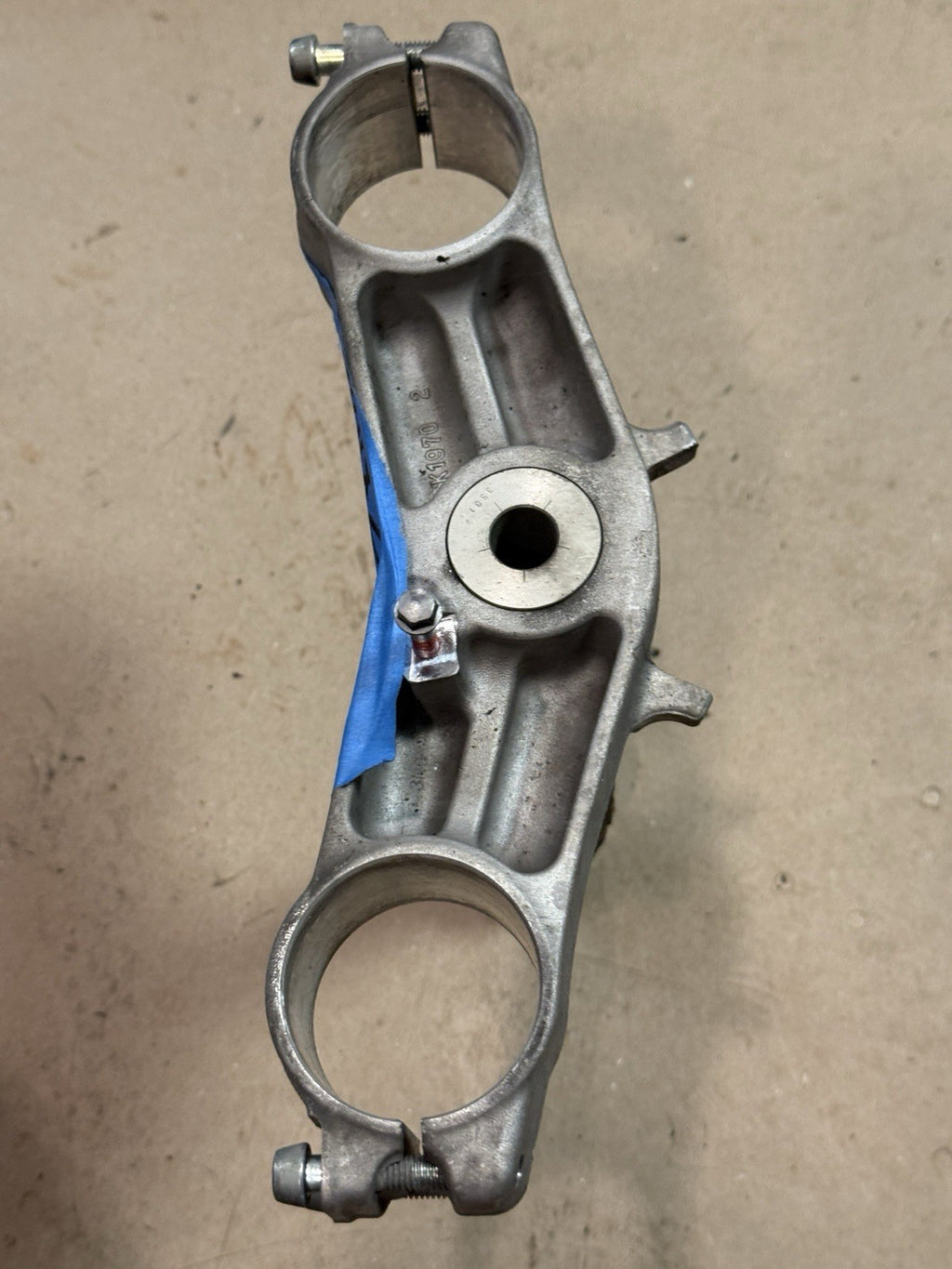 11-15 Kawasaki Ninja ZX10R OEM Lower Triple Tree Clamp Steering Stem